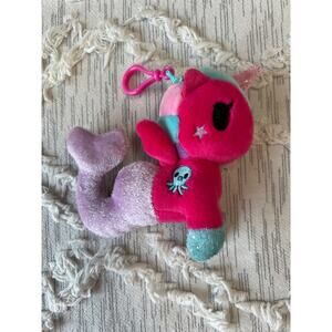 tokidoki Mermicorno Series 2 Plush 4.5" Clip OCTAVIA Neon Star Mermaid Unicorn
